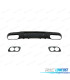 DIFFUSORE MERCEDES W205 SEDAN AMG 14- LOOK C43 NERO