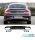 DIFFUSORE MERCEDES W205 C205 COUPE AMG 14-18 LOOK C43 NERO