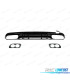 DIFFUSORE MERCEDES W205 C205 COUPE AMG 14-18 LOOK C43 NERO