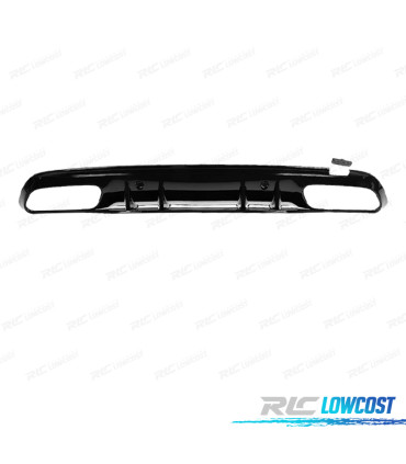 DIFFUSORE MERCEDES W205 C205 COUPE AMG 14-18 LOOK C43 NERO