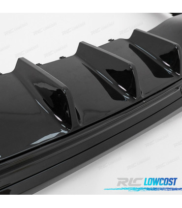 DIFFUSORE MERCEDES W206 AMG 21- LOOK C43 TERMINALI DI SCARICO NERO