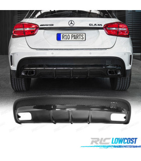 DIFFUSORE MERCEDES X156 AMG 13-19 LOOK GLA45 NERO