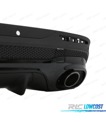 DIFFUSORE MERCEDES X247 20- LOOK GLB35 TERMINALI DI SCARICO NERO