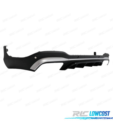 DIFFUSORE MERCEDES GLC X253 AMG 15-18 LOOK GLC43 ARGENTO