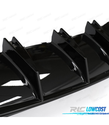 DIFFUSORE MERCEDES GLC X253 AMG 15-18 LOOK GLC43 ARGENTO