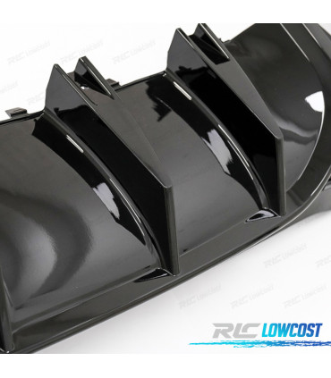 DIFFUSORE MERCEDES GLC X253 AMG 15-18 LOOK GLC43 NERO