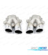 TERMINALI SCARICO MERCEDES GLC C253 X253 15-18 LOOK AMG GLC43 CROMO