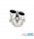 TERMINALI SCARICO MERCEDES GLC C253 X253 15-18 LOOK AMG GLC43 CROMO