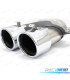 TERMINALI SCARICO MERCEDES GLC C253 X253 15-18 LOOK AMG GLC43 CROMO