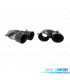 TERMINALI SCARICO MERCEDES GLC C253 X253 15-18 LOOK AMG GLC43 NERO