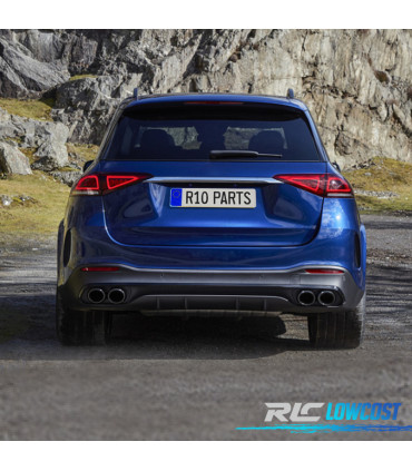 DIFFUSORE MERCEDES GLE W167 AMG 19- LOOK GLE53 NERO
