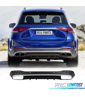 DIFFUSORE MERCEDES GLE W167 AMG 19- ASPECTO GLE63 ARGENTO