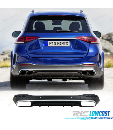 DIFFUSORE MERCEDES GLE W167 AMG 19- LOOK GLE63 ARGENTO