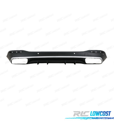 DIFFUSORE MERCEDES GLE W167 AMG 19- LOOK GLE63 ARGENTO