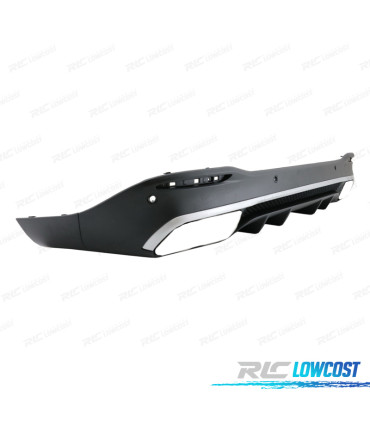 DIFFUSORE MERCEDES GLE W167 AMG 19- LOOK GLE63 ARGENTO