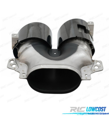 TERMINALI SCARICO MERCEDES GLE W167 19- LOOK GLE53 NERO