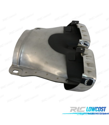 TERMINALI SCARICO MERCEDES GLE W167 19- LOOK GLE63 CROMATO