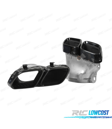 TERMINALI SCARICO MERCEDES GLE W167 19- LOOK AMG GLE63 NERO