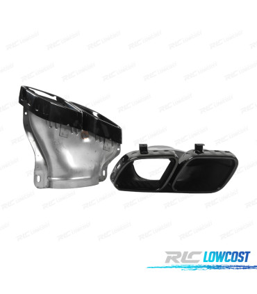 TERMINALI SCARICO MERCEDES GLE W167 19- LOOK AMG GLE63 NERO