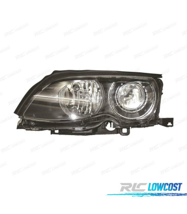 FARI BMW E46 4P 01-05 XENON FONDO NERO