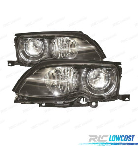 FARI BMW E46 4P 01-05 XENON FONDO NERO