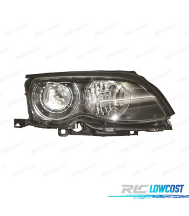 FARI BMW E46 4P 01-05 XENON FONDO NERO