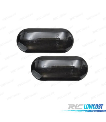 FRECCE LATERALI VOLKSWAGEN VW SEAT 96-08 LED CRISTALLO CHIARO NERO