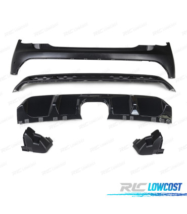 PARAURTI POSTERIORE MINI F56 F57 COUPE 14-20 LOOK NEW JCW