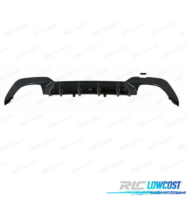 DIFFUSORE BMW G20 G21 19- LOOK M PERFORMANCE COMPETITION NERO LUCIDO