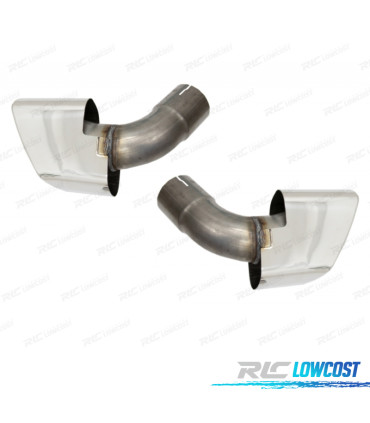 DIFFUSORE BMW X6 F16 14- TERMINALI DI SCARICO CROMATI