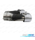 TERMINALI SCARICO MERCEDES W205 C205 14- LOOK C43 CROMO