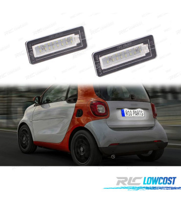 LUCI TARGA A LED PER SMART FORTWO