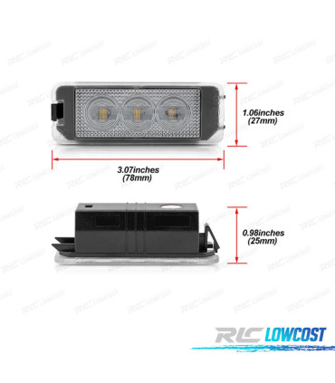 LUCI TARGA A LED VOLKSWAGEN VW GOLF IV V VI VII PASSAT NEW BEETLE VOLKSWAGEN VW EOS VOLKSWAGEN VW PHAETON