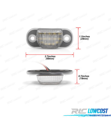 LUCI TARGA A LED AUDI 80 B4 100 C4 A6 C4