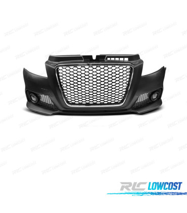 PARAURTI ANTERIORE AUDI A3 8P 08-12 LOOK RS3 CROMATO SRA