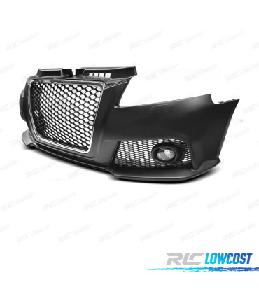 PARAURTI ANTERIORE AUDI A3 8P 08-12 LOOK RS3 CROMATO SRA