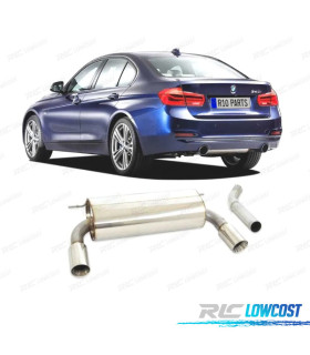 SCARICO SPORTIVO BMW F30 316 320 325 LOOK M DOPPIA USCITA
