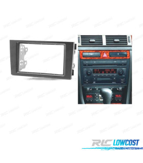 CORNICE NERA RADIO 2-DIN PER AUDI A6 E ALLROAD