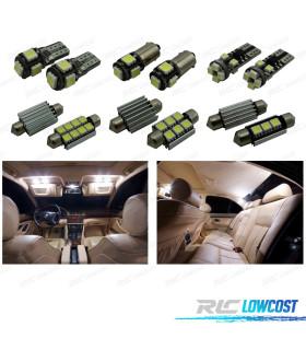 KIT 25 LAMPADE LED INTERNE PER BMW E39 SERIE 5 WAGON TOURING 520I 525I 525D 528I 530I 530D 540I 97-03