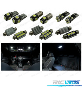 KIT 17 LAMPADE LED INTERNE PER VOLKSWAGEN VW GOLF 5 GTI 06-09