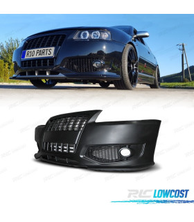 PARAURTI ANTERIORE AUDI A3 8L 96-03 LOOK S LINE GRIGLIA NERA