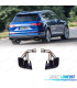 TERMINALI SCARICO AUDI Q7 3.0T DIESEL 16-19 LOOK SQ7 NERO