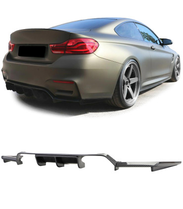 DIFFUSORE BMW F80 F82 F83 M4 EFFETTO CARBONIO