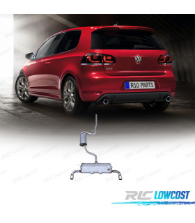LINEA DI SCARICO VOLKSWAGEN VW GOLF 6 LOOK GTI CATBACK