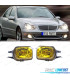FARI ANABBAGLIANTI PER MERCEDES W203 00-04 R170 SLK ROADSTER 00-04 W209 CLK 03-09 GIALLO