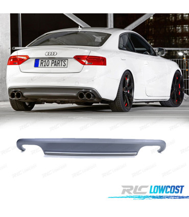DIFFUSORE PER AUDI A5 COUPE CABRIO 11-17 LOOK S5