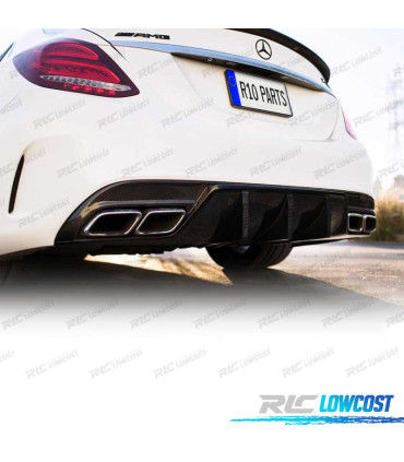 TERMINALI SCARICO MERCEDES W205 18-21 LOOK C63 AMG