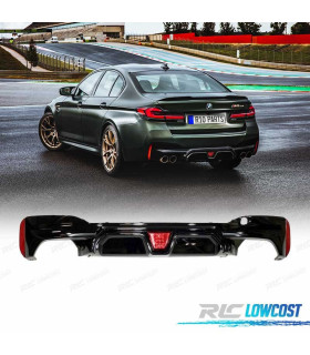 DIFFUSORE BMW G30 G31 17- LOOK M5 CS NERO LUCIDO