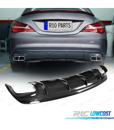 DIFFUSORE MERCEDES CLA W117 16-18 LOOK AMG CLA45 CARBONIO