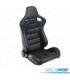KIT SEDILE SPORTIVO SEMI BAQUET STILE RS PELLE NERA